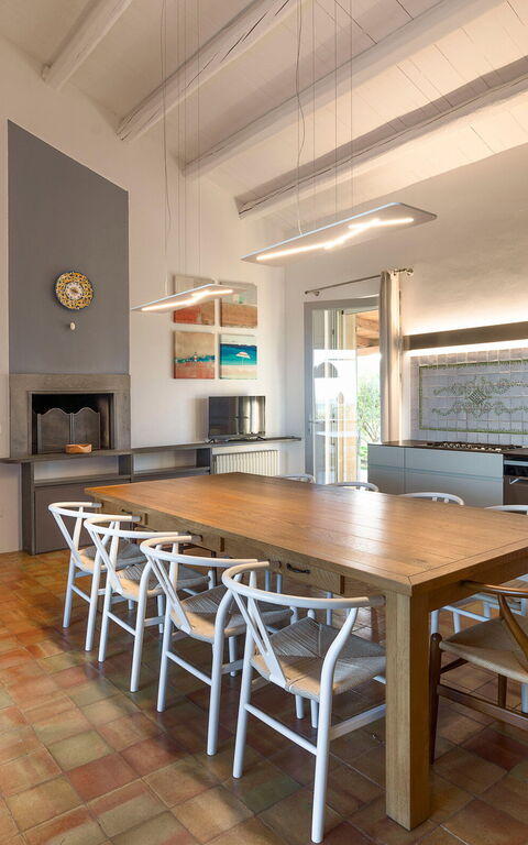 Pigna Blue: Kjøkken, Lunsjrom