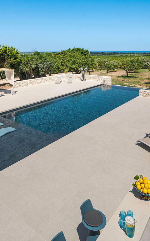 Pigna Blue: basseng, Eksteriør, Utendørs, Visningar