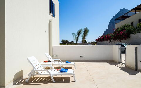 Feriebolig Delfino: Balkong / terrasse / uteplass, Eksteriør, Utendørs