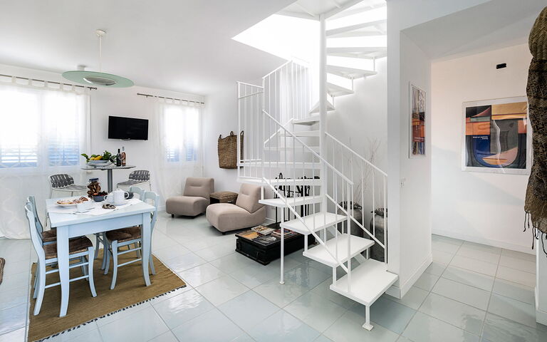 Feriebolig Delfino: Kjøkken, Lunsjrom, Stue