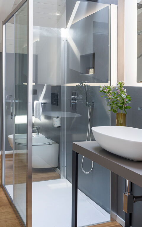 Villa Gianos: Baderom