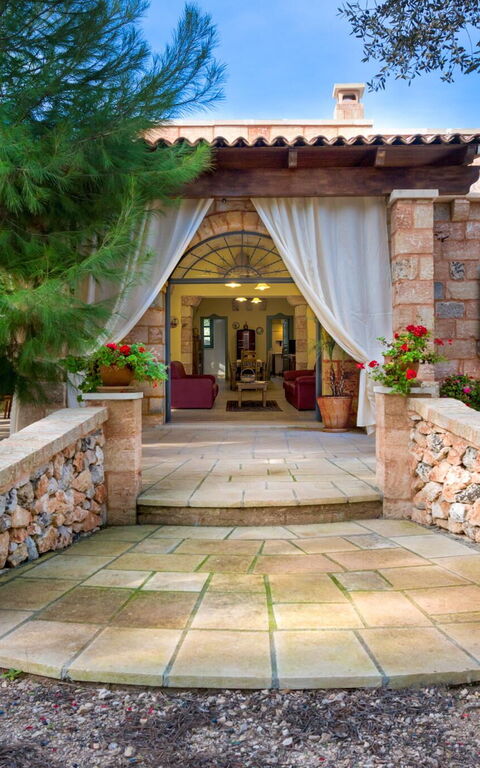 Villa Astrea: Balkong / terrasse / uteplass, Eksteriør, Hovedinngang