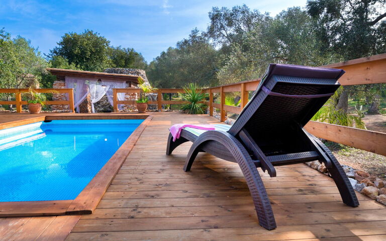 Villa Astrea: basseng, Visningar