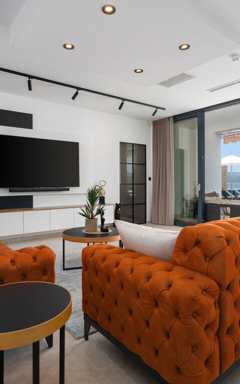 Villa Sea Breeze: Stue