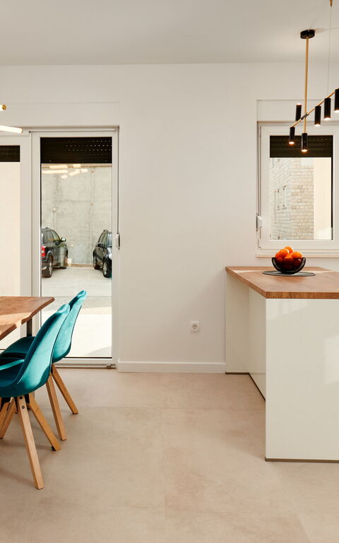 Villa Stella: Kjøkken, Lunsjrom