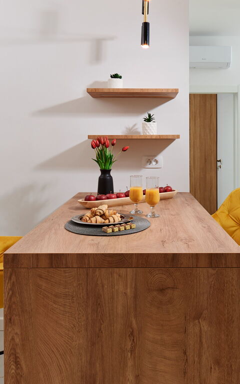 Villa Stella: Kjøkken, Lunsjrom