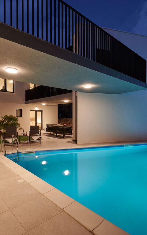 Villa Stella: Balkong / terrasse / uteplass, basseng