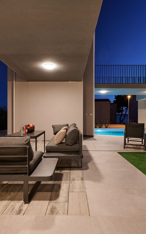 Villa Stella: Balkong / terrasse / uteplass, Utendørs