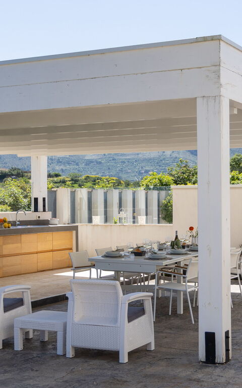 Villa Demetra: Balkong / terrasse / uteplass, Eksteriør, Utendørs