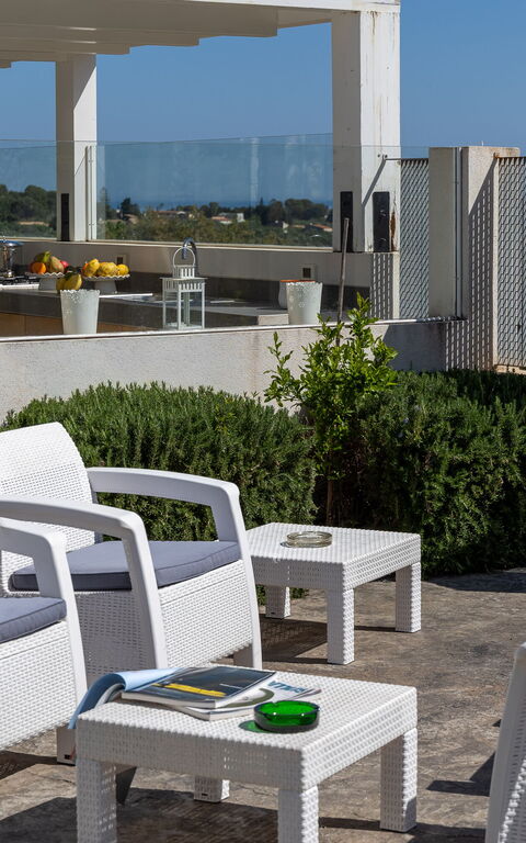 Villa Demetra: Balkong / terrasse / uteplass, Eksteriør, Utendørs