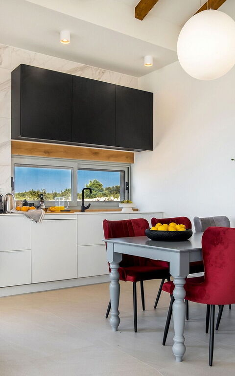 Villa Kelena: Kjøkken, Lunsjrom