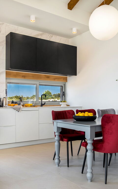 Villa Elektra: Kjøkken, Lunsjrom