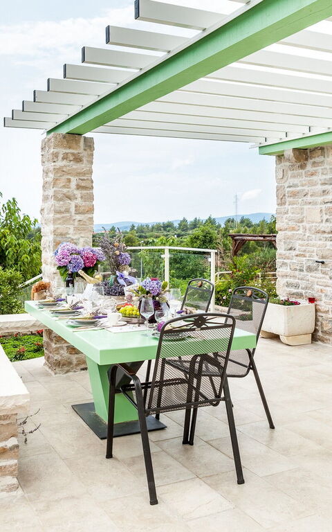 Villa Azurit: Balkong / terrasse / uteplass, Eksteriør, Utendørs