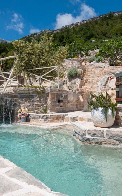 Villa Azurit: Balkong / terrasse / uteplass, boblebad