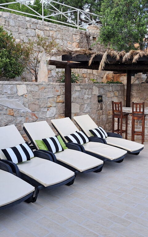 Villa Azurit: Balkong / terrasse / uteplass, Utendørs