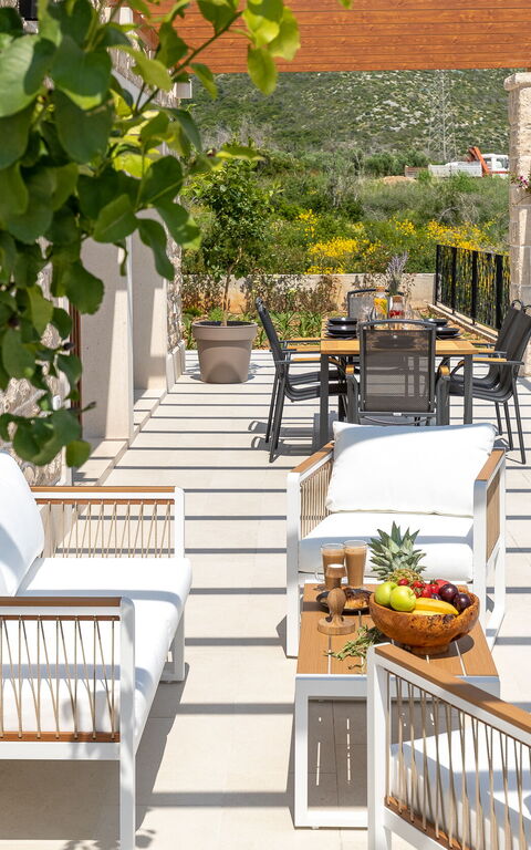 Villa Spectrum: Balkong / terrasse / uteplass, Utendørs, Visningar