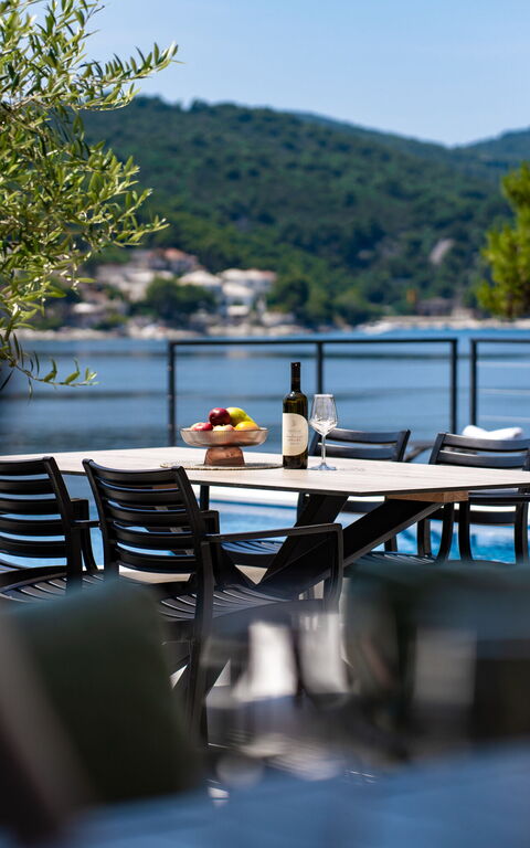 Villa Cosmic: Balkong / terrasse / uteplass, Utendørs, Visningar