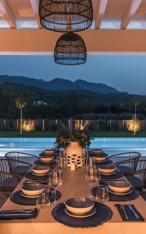 Villa Serenissima: basseng, Eksteriør, Utendørs