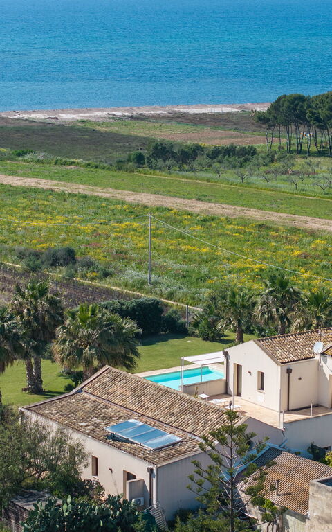 Villa Casale: basseng, Visningar