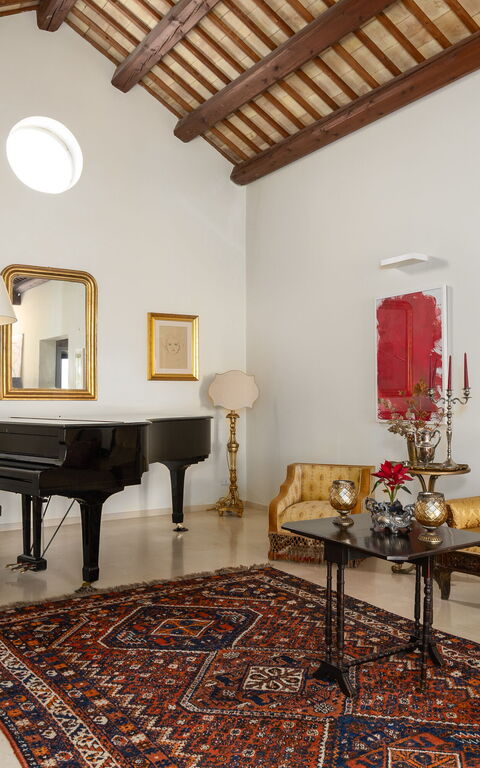 Villa Casale: Stue