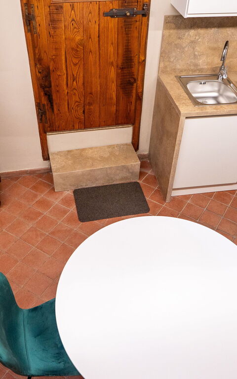 Torre Di Serre: Kjøkken, Lunsjrom