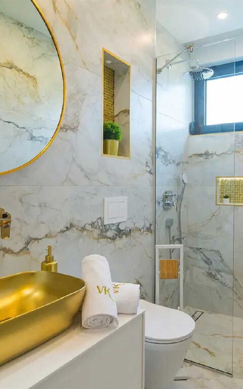 Villa Nikta: Baderom