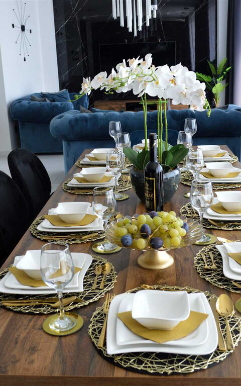 Villa Nikta: Lunsjrom, Stue