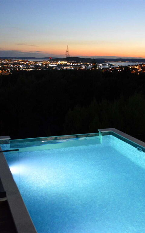 Villa Nikta: basseng, Visningar