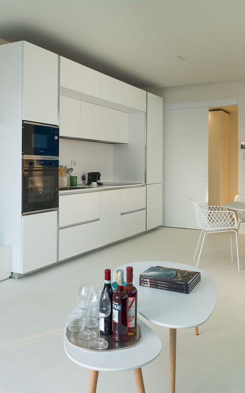 Villa Gadir: Kjøkken, Lunsjrom, Stue