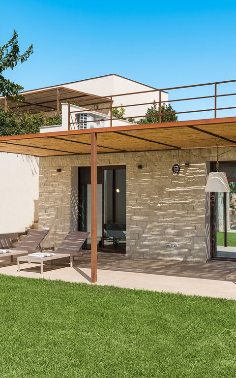 Gelso Bianco: Balkong / terrasse / uteplass, Eksteriør, Hage, Utendørs