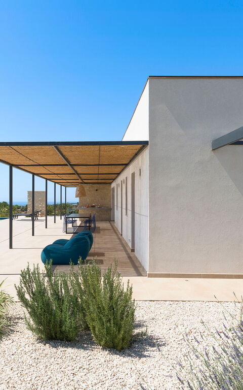 Villa Passo Salina: Balkong / terrasse / uteplass, basseng