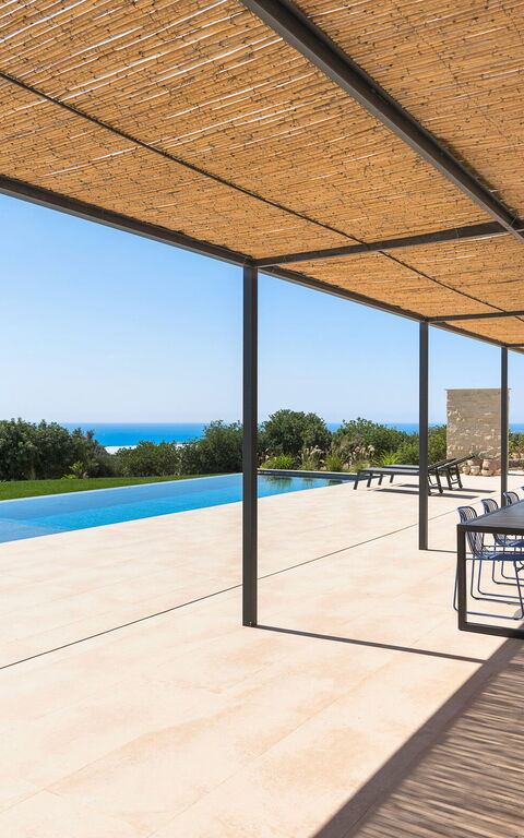 Villa Passo Salina: Balkong / terrasse / uteplass, basseng