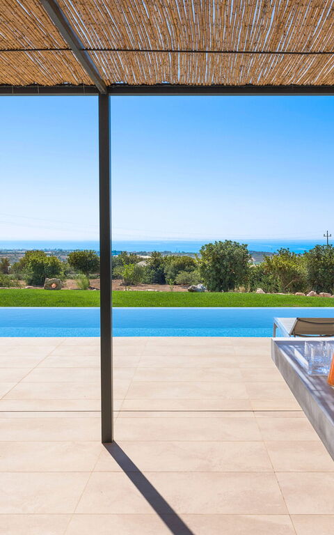 Villa Passo Salina: Balkong / terrasse / uteplass, basseng