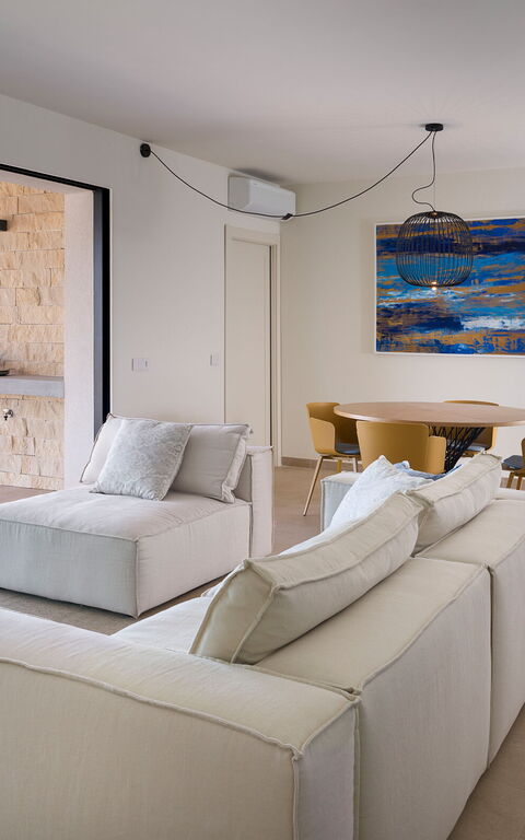 Villa Passo Salina: Stue