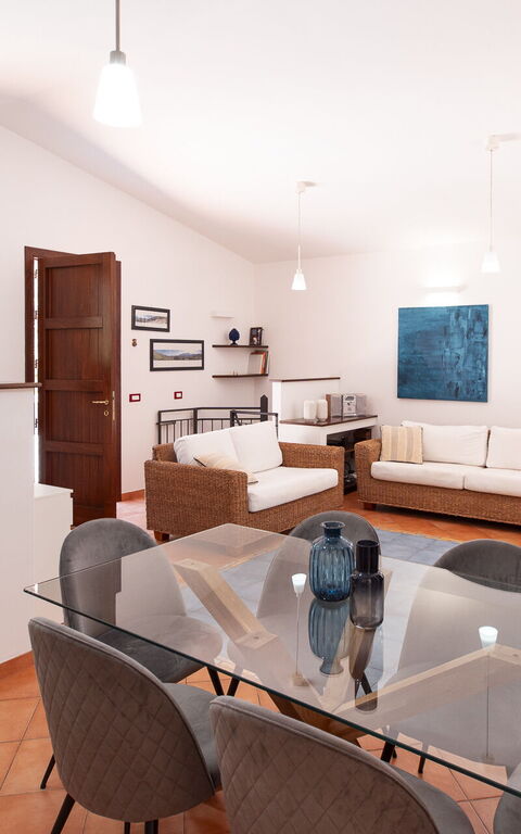 Villa Petra: Kjøkken, Lunsjrom, Stue