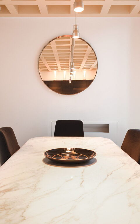 Villa Il Faro: Kjøkken, Lunsjrom