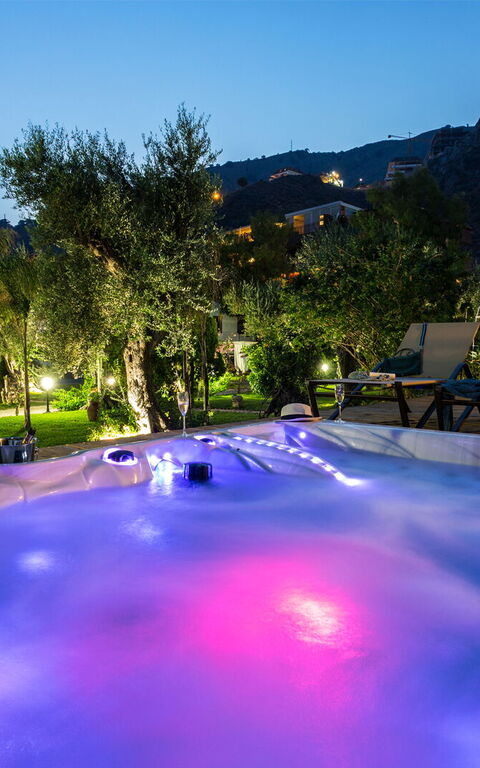 Villa Bellasia: boblebad, Eksteriør, Hage, Utendørs