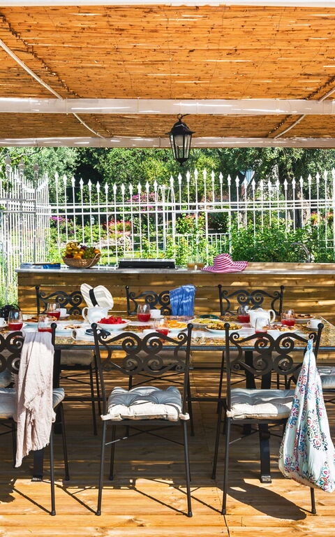 Villa Bellasia: Eksteriør, Utendørs