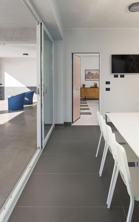 Villa Giglio Di Mare: Kjøkken, Lunsjrom