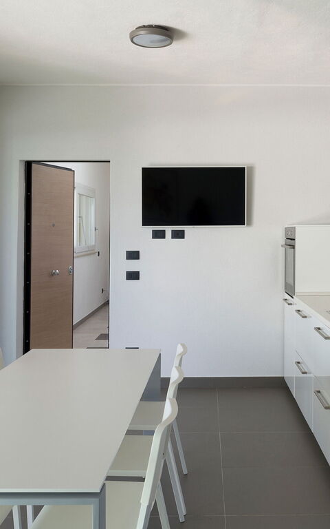 Villa Giglio Di Mare: Kjøkken, Lunsjrom