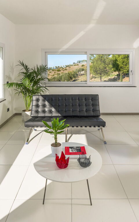 Villa Giglio Di Mare: Lunsjrom, Stue