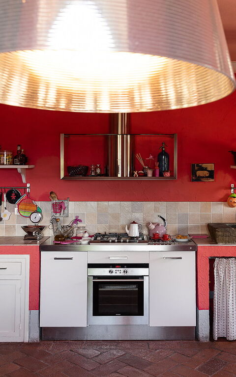 Villa Colle Di Sotto: Kjøkken