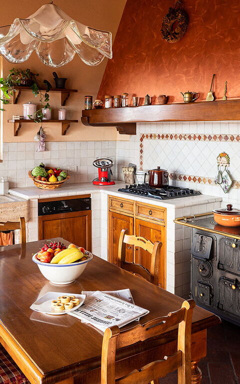 Villa Colle Di Sotto: Kjøkken, Lunsjrom