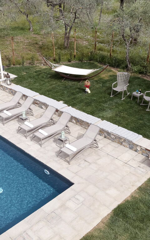 Villa Colle Di Sotto: basseng, Eksteriør, Utendørs