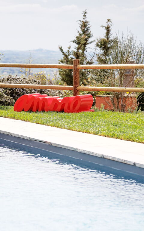 Villa Colle Di Sotto: basseng, Eksteriør, Utendørs