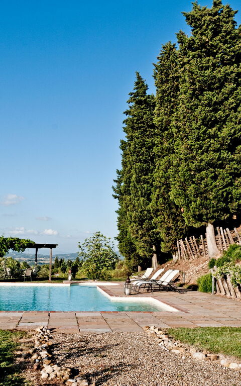 Cottage Colle Di Sotto: basseng, Eksteriør, Hage, Utendørs