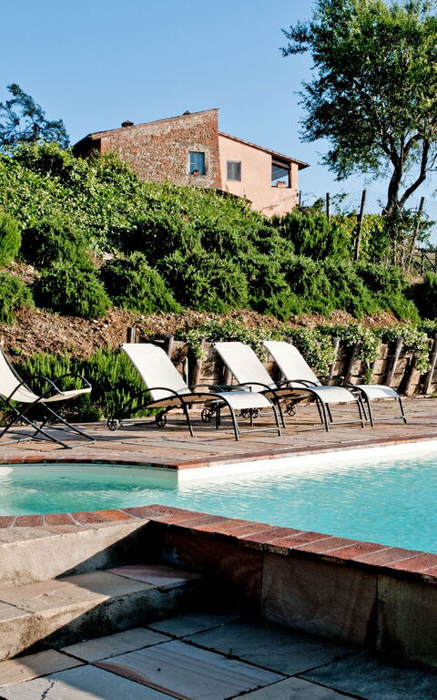 Cottage Colle Di Sotto: basseng, Eksteriør, Hage, Utendørs