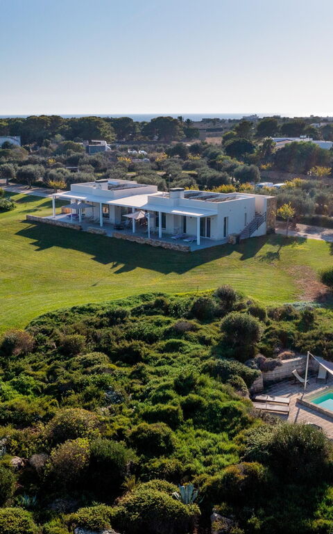 Villa Partenope: basseng, Hage, Visningar