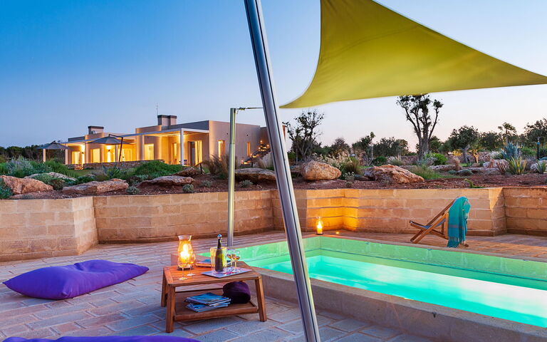 Villa Partenope: basseng, Eksteriør, Utendørs