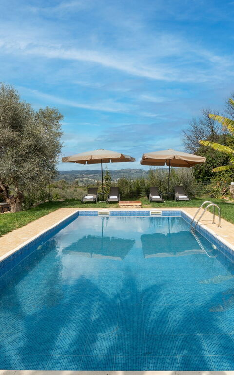 Klapas: basseng, Eksteriør, Hage